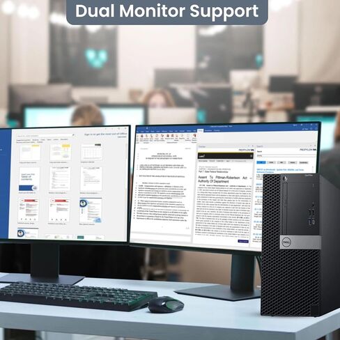 كمبيوتر سطح المكتب Dell Optiplex 7040 Mini Tower - Intel Core i5-6500 الجيل السادس 3.2 جيجا هرتز - ذاكرة وصول عشوائي DDR4 سعة 16 جيجابايت - SSD 512 جيجابايت - Intel HD Graphics 530 - شبكة WiFi مدمجة - كمبيوتر مكتبي ومنزلي - Window 11 Pro (متجدد) in Kuwait