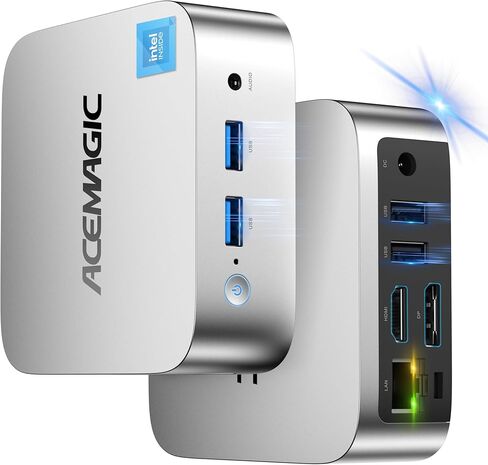 ACEMAGIC V1 Mini PC Computers, N97 16GB DDR4 RAM 1TB SSD Mini Computers, Mini Desktops Support Dual 4K, WiFi, Bluetooth, Small PC for Business Home Office in Kuwait