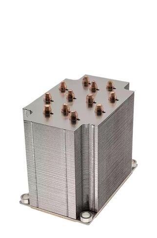 1pcs High Performance Passive CPU heatsink 12th Generation fanless Silent 1155 Tower 1151ITX Desktop 9400f Heat Pipe AM4(Green) in Kuwait