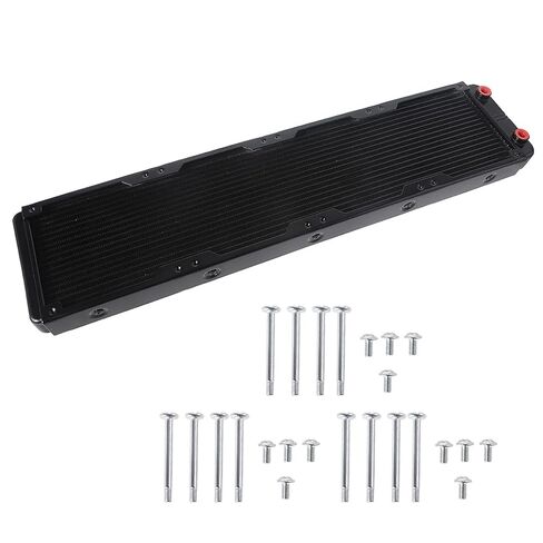Aluminum Water Cooling Radiator 18 Tubes Heat Exchanger CPU Heatsink Cooler Fast Heat Dissipation for Computer Aluminum Radiator in Kuwait