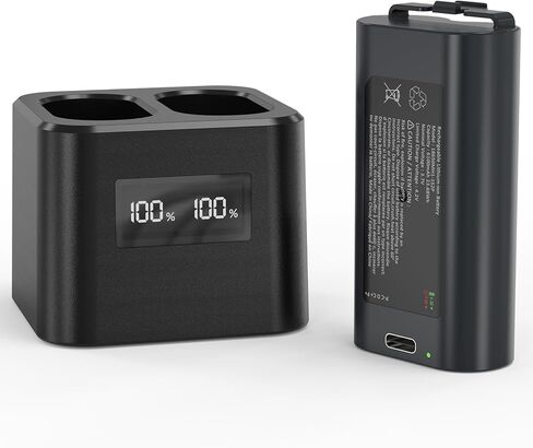 Replacement Battery for myQ with Dual-Port Charging Station for myQ Smart Garage Video Keypad – Charger Kit Only Compatible with myQ Video Keypad in Kuwait