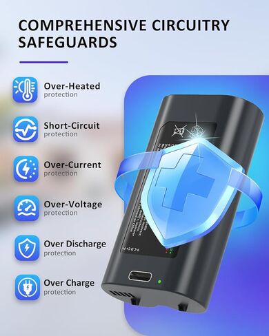 Replacement Battery for myQ with Dual-Port Charging Station for myQ Smart Garage Video Keypad – Charger Kit Only Compatible with myQ Video Keypad in Kuwait