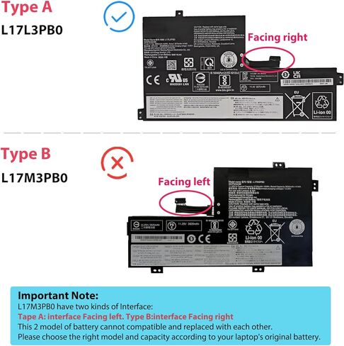 L17L3PB0 L17M3PB0 L17C3PG0 L18D3PG1 11.4V 42Wh/3685mAh بطارية الكمبيوتر المحمول لينوفو Chromebook 100e 300e 500e 500e-81ES 300e-81MB 100e-81ER 100e-81MA C340-11 سلسلة S340-14 100E in Kuwait