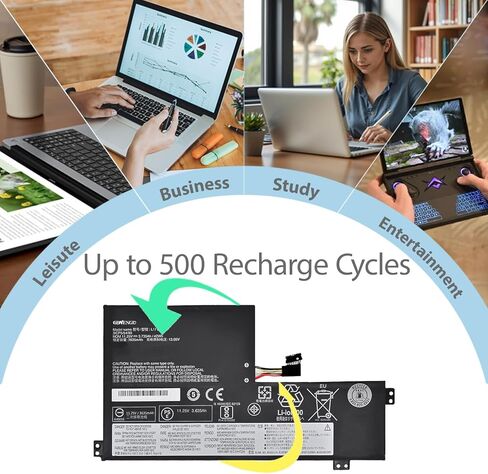 L17L3PB0 L17M3PB0 L17C3PG0 L18D3PG1 11.4V 42Wh/3685mAh بطارية الكمبيوتر المحمول لينوفو Chromebook 100e 300e 500e 500e-81ES 300e-81MB 100e-81ER 100e-81MA C340-11 سلسلة S340-14 100E in Kuwait