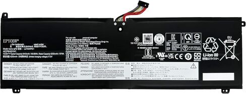 بطارية الكمبيوتر المحمول L21M4PE1 99.99Wh 6443mAh 15.52V متوافقة مع Lenovo Legion S7 16IAH7 / Legion S7 16ARHA7 / Yoga 7 16IAH7 Series L21C4PE1 L21B4PE1 SB11F29419 5B11F29413 SB11N52215 in Kuwait