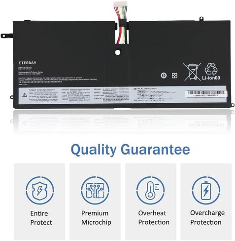 45N1070 Replacement Battery Compatible with Lenovo ThinkPad X1 Carbon 3443 3444 3448 3460 4ICP4/56/128 45N1071 14.8V 3110mAh/46Wh in Kuwait