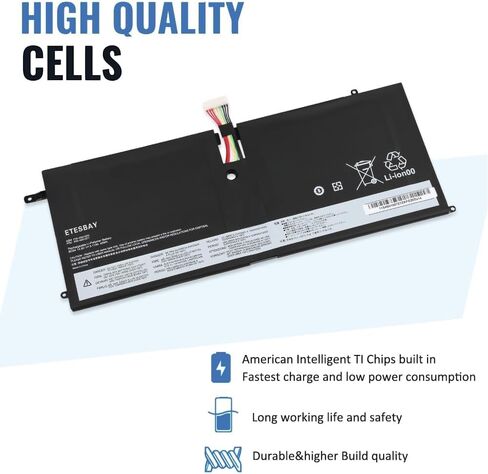 45N1070 Replacement Battery Compatible with Lenovo ThinkPad X1 Carbon 3443 3444 3448 3460 4ICP4/56/128 45N1071 14.8V 3110mAh/46Wh in Kuwait