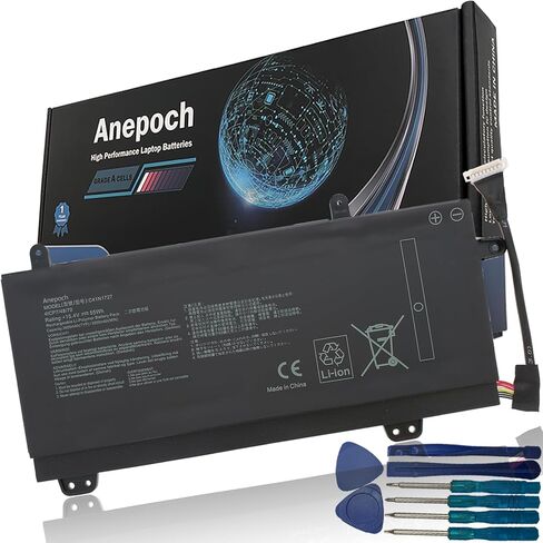 C41N1727 Laptop Battery Replacement for Asus Zephyrus M GM501 GM501G GM501GM GM501GS ROG GU501 GU501G GU501GM GM501G-SEI006T GM501GS-EI015T GU501GM-BI7N8 GM501GM-EI005T 15.4V 55Wh in Kuwait