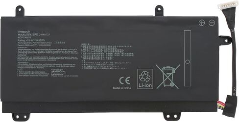 C41N1727 Laptop Battery Replacement for Asus Zephyrus M GM501 GM501G GM501GM GM501GS ROG GU501 GU501G GU501GM GM501G-SEI006T GM501GS-EI015T GU501GM-BI7N8 GM501GM-EI005T 15.4V 55Wh in Kuwait