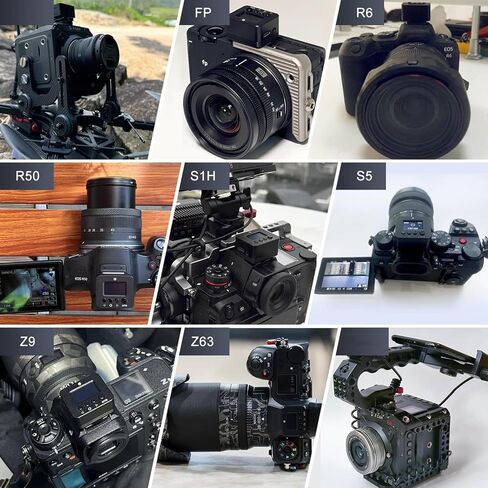 أدوات كاميرا DSLR، مثبت جيروسكوب خارجي للكاميرا، حامل حذاء بارد، ألومنيوم خفيف الوزن، قابل لإعادة الشحن، للتصوير الفوتوغرافي والفيديو في الهواء الطلق in Kuwait
