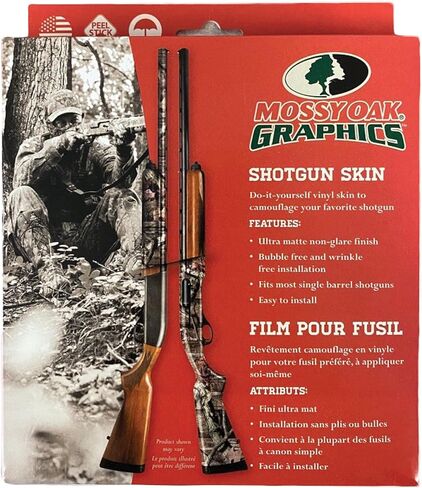 أغلفة أسلحة مموهة من Mossy Oak Graphics، لا تبهت، أغلفة فينيل مقطوعة مسبقًا، لمسة نهائية غير لامعة، بنادق أو بنادق، العديد من الأنماط in Kuwait