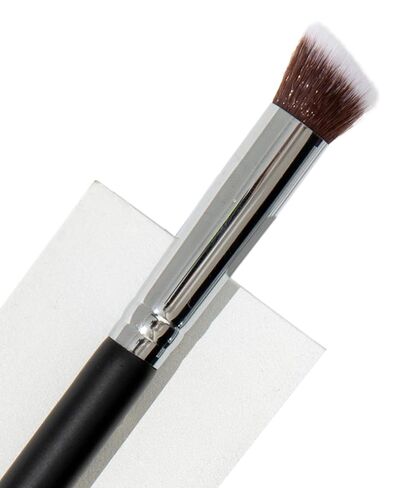Kabuki Nose Contour Brush - Beauty Junkees Mini Flat Angle Contouring Makeup Brushes, Small Angled for Sculpting, Bronzer, Highlighter with Liquid Cream Powder Cosmetics, Dense, Vegan Synthetic in Saudi Arabia