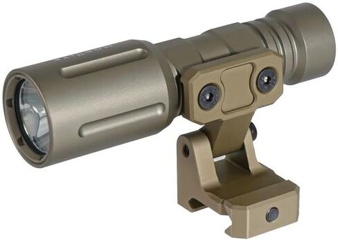 حامل مصباح يدوي Overbore Picatinny، قاعدة محول تثبيت الضوء، مناسب لضوء التدفق، SureFire Scout (غير احترافي)، Mod lite، Cloud Defensive، Reptilia، 7075 ألومنيوم، دوار قابل للتعديل، إزاحة مرتفعة، أسمر ضارب للصفرة in Kuwait