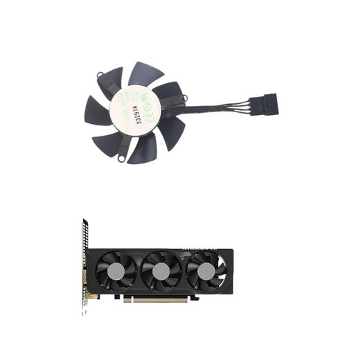 46MM GA51S2H DC12V Low Profile Graphics Card Fan for RTX 4060 OC - 4-Pin Connector in Kuwait