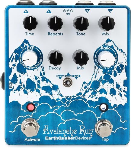 EarthQuaker Devices Avalanche Run V2 Stereo Delay Reverb, Limited Edition Purple Sparkle in Saudi Arabia