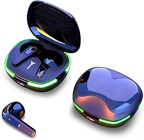 Pro60 TWS Wireless Earbuds with LED Breathing Light - Low Latency Gaming Headphone with Mic, Hands-Free Earphones in Kuwait