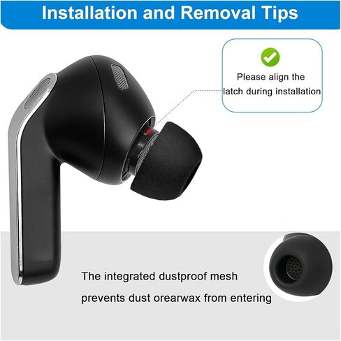 نصائح الأذن لسماعات Samsung Galaxy Buds 4 Pro وBuds3 Pro - أطراف سماعات أذن من السيليكون الناعم، نصائح بديلة لسماعات Galaxy Buds 3 Pro وBuds 4 Pro - SML in Kuwait