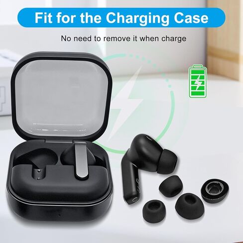 نصائح الأذن لسماعات Samsung Galaxy Buds 4 Pro وBuds3 Pro - أطراف سماعات أذن من السيليكون الناعم، نصائح بديلة لسماعات Galaxy Buds 3 Pro وBuds 4 Pro - SML in Kuwait