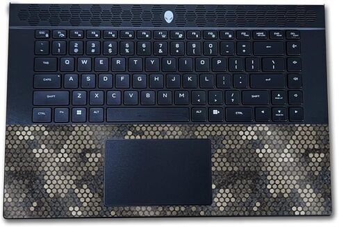 غلاف كمبيوتر محمول لامع لامع متوافق مع Alienware M16 R2 (2024) - نقاط مموهة - غطاء لاصق واقٍ ملتف من الفينيل 3M ممتاز - سهل التطبيق | صُنع في الولايات المتحدة الأمريكية بواسطة MightySkins in Kuwait