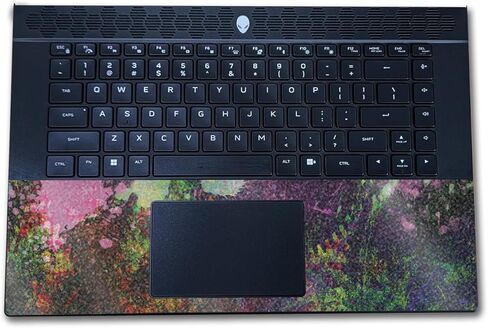 Glossy Glitter Laptop Skin Compatible with Alienware M16 R2 (2024) - Paint Drip - Premium 3M Vinyl Protective Wrap Decal Cover - Easy to Apply | Crafted in The USA by MightySkins in Kuwait