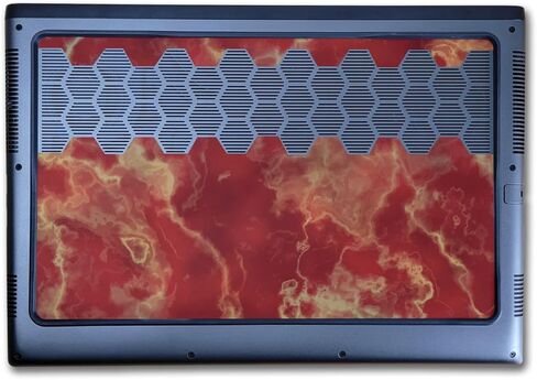 غلاف الكمبيوتر المحمول المتوافق مع Alienware M16 R2 (2024) - رخام قرمزي - غطاء لاصق واقي من الفينيل الفاخر 3M - سهل التطبيق | صُنع في الولايات المتحدة الأمريكية بواسطة MightySkins in Kuwait
