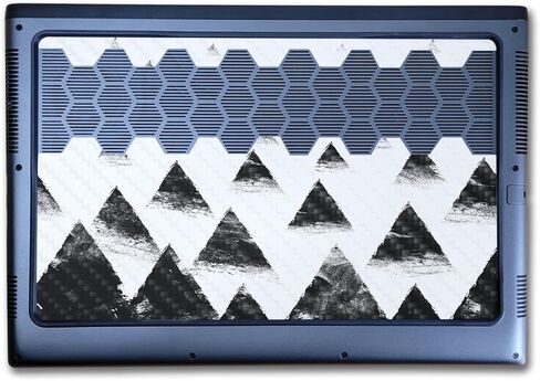 Carbon Fiber Laptop Skin Compatible with Alienware M16 R2 (2024) - Black Hills - Premium 3M Vinyl Protective Wrap Decal Cover - Easy to Apply | Crafted in The USA by MightySkins in Kuwait