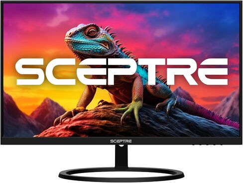 شاشة Sceptre مقاس 27 بوصة IPS 2K QHD 2560 x 1440 75 هرتز Edgeless DisplayPort HDMI مكبرات صوت مدمجة باللون الأسود in Kuwait