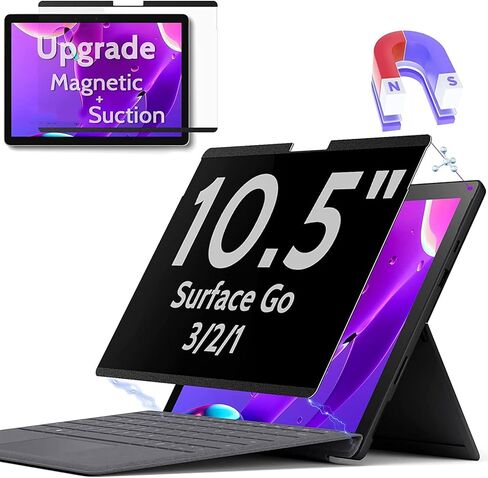 Gavigain Laptop Screen Protector,10.5 Inch Magnetic Removable Blue Light Blocking Private Screen for surfacesGo 3 2 1 in Kuwait