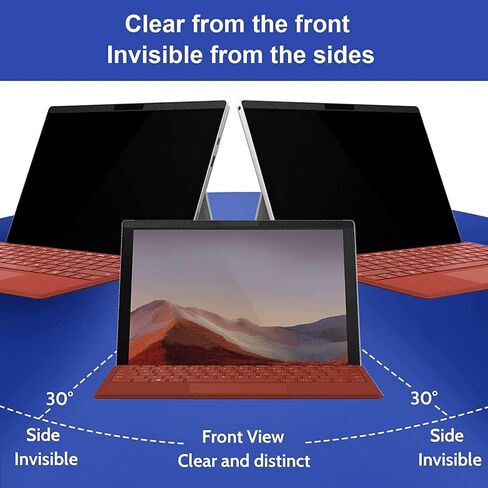 Gavigain Laptop Screen Protector,10.5 Inch Magnetic Removable Blue Light Blocking Private Screen for surfacesGo 3 2 1 in Kuwait