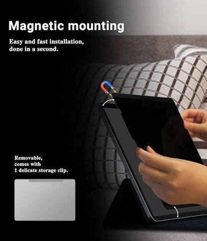 FILMEXT Magnetic iPad Pro 12.9 Privacy Screen Protector M1 M2 2022 2021 2018, Removable & Reusable Anti Spy Anti Glare Filter, Macbook Air 15 inch Screen Protector Anti-Glare Anti-Blue Light Filter in Kuwait