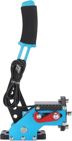 Professional 16 Bit USB Hand Brake PC Racing Game for G27 G29 G920 G923 T500 T300 FanatecoSW LFS Straight Rally Simulation Hand Brake Plate (BLUE) in Kuwait