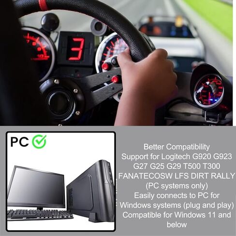 Professional 16 Bit USB Hand Brake PC Racing Game for G27 G29 G920 G923 T500 T300 FanatecoSW LFS Straight Rally Simulation Hand Brake Plate (BLUE) in Kuwait