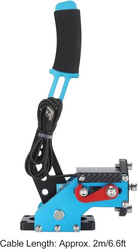 Professional 16 Bit USB Hand Brake PC Racing Game for G27 G29 G920 G923 T500 T300 FanatecoSW LFS Straight Rally Simulation Hand Brake Plate (BLUE) in Kuwait