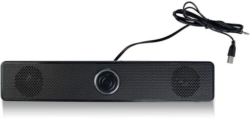 Wired PC Stereo Speakers with 3.5mm Jack, Clear Audio Compact Desktop Speakers for Laptop Monitor Home Office Gaming Multimedia in Kuwait
