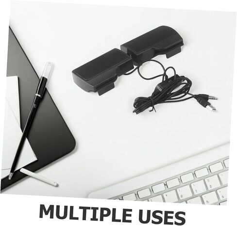 مكبر صوت محمول بمشبك USB من Toddmomy، صندوق مكبر صوت لسطح المكتب للكمبيوتر المحمول مع طاقة USB، مخرج صوت أنيق للاستخدام في المنزل والمكتب in Kuwait