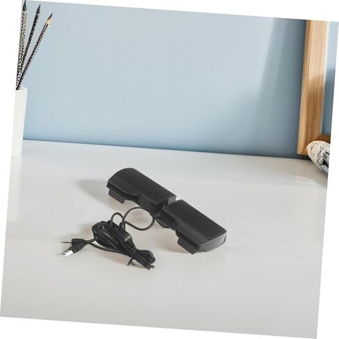 مكبر صوت محمول بمشبك USB من Toddmomy، صندوق مكبر صوت لسطح المكتب للكمبيوتر المحمول مع طاقة USB، مخرج صوت أنيق للاستخدام في المنزل والمكتب in Kuwait