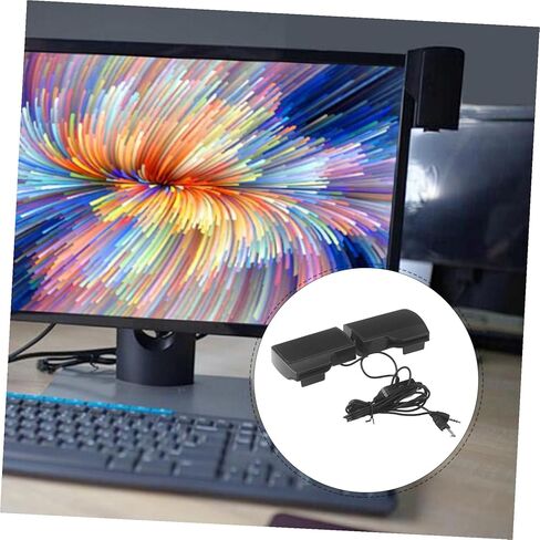 مكبر صوت محمول بمشبك USB من Toddmomy، صندوق مكبر صوت لسطح المكتب للكمبيوتر المحمول مع طاقة USB، مخرج صوت أنيق للاستخدام في المنزل والمكتب in Kuwait