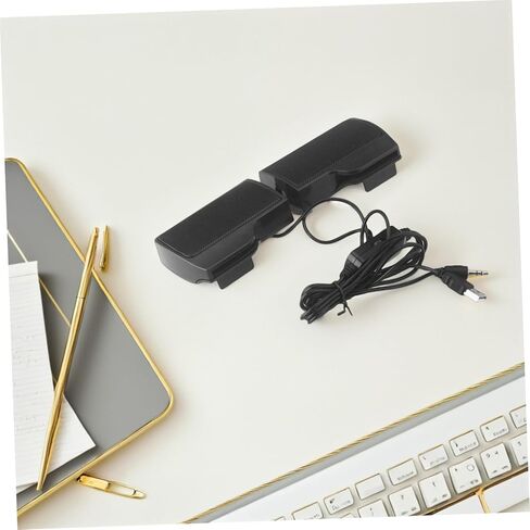 مكبر صوت محمول بمشبك USB من Toddmomy، صندوق مكبر صوت لسطح المكتب للكمبيوتر المحمول مع طاقة USB، مخرج صوت أنيق للاستخدام في المنزل والمكتب in Kuwait