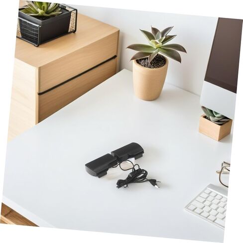 مكبر صوت محمول بمشبك USB من Toddmomy، صندوق مكبر صوت لسطح المكتب للكمبيوتر المحمول مع طاقة USB، مخرج صوت أنيق للاستخدام في المنزل والمكتب in Kuwait
