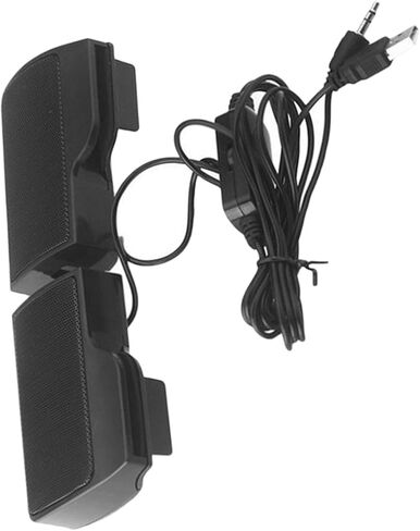 مكبر صوت محمول بمشبك USB من Toddmomy، صندوق مكبر صوت لسطح المكتب للكمبيوتر المحمول مع طاقة USB، مخرج صوت أنيق للاستخدام في المنزل والمكتب in Kuwait