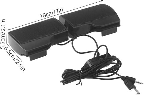 مكبر صوت USB للكمبيوتر المكتبي مع مشبك، مكبر صوت محمول يعمل بمنفذ USB لأجهزة الكمبيوتر المحمول والشاشة، ملحق صوتي صغير الحجم للمكتب متوافق مع جهد DC3.00 in Kuwait
