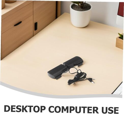 مكبر صوت USB للكمبيوتر المكتبي مع مشبك، مكبر صوت محمول يعمل بمنفذ USB لأجهزة الكمبيوتر المحمول والشاشة، ملحق صوتي صغير الحجم للمكتب متوافق مع جهد DC3.00 in Kuwait