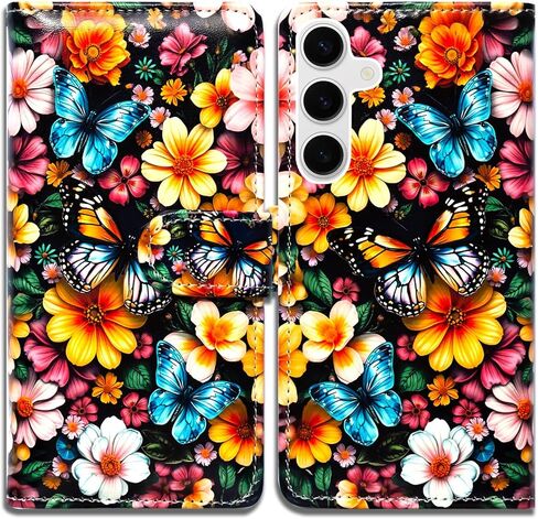 Bcov Case for Galaxy S26,Cute Brown Cat Leather Flip Phone Case Wallet Cover with Card Slot Holder Kickstand Case for Samsung Galaxy S26 in Saudi Arabia