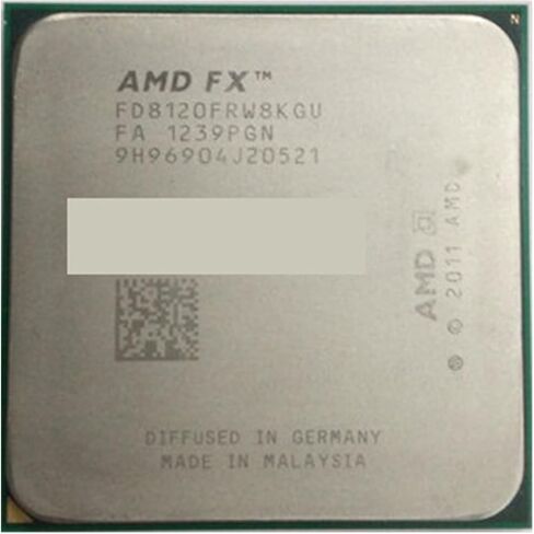 معالج FX-Seri FX 8120 FX-8120 بتردد 3.1 جيجاهرتز ووحدة معالجة مركزية ثمانية النواة FD8120FRW8KGU مقبس AM3 in Kuwait