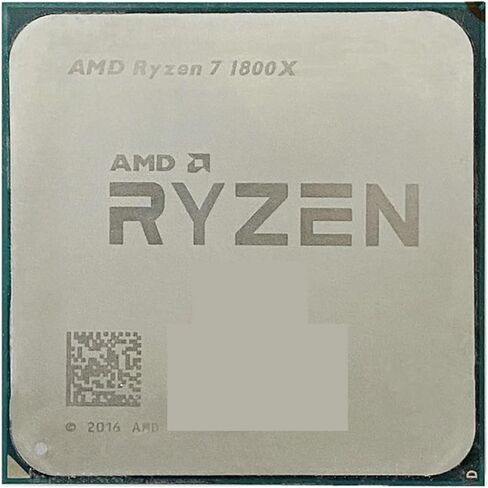 معالج وحدة المعالجة المركزية AR 7 1800X R7 3.6 جيجا هرتز ثماني النواة بستة عشر خيط L3 = 16 متر 95 واط YD180XBCM88AE مقبس AM4 in Kuwait