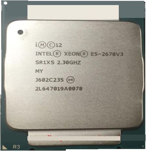 وحدة المعالجة المركزية Xeon E5-2670V3 SR1XS 2.30G هرتز 12-Core 30M LGA2011-3 E5-2670 V3 معالج E5 2670V3 شحن مجاني 2670 in Kuwait