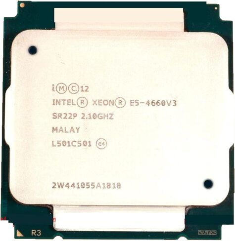 وحدة المعالجة المركزية Xeon E5-4660V3 2.10 جيجا هرتز 14-النوى 35M LGA2011-3 E5-4660 V3 المعالج E5 4660V3 4660 in Kuwait