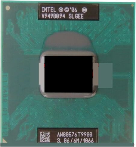 معالج كمبيوتر محمول c 2 Duo T9900 CPU (6 ميجا كاش، 3.06 جيجا هرتز، 1066 ميجا هرتز FSB، ثنائي النواة) in Kuwait