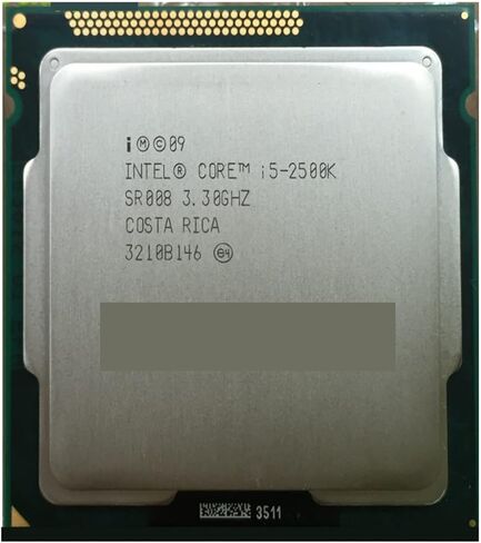 معالج I5 2500K رباعي النواة 3.3 جيجا هرتز LGA 1155 DP مولاي داري: 95 وات 6 ميجابايت كاش مع رسومات عالية الدقة I5-2500k in Kuwait