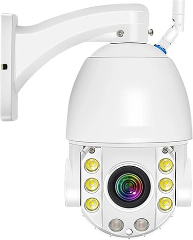 كاميرا مراقبة HD 4K 8MP 5MP WiFi POE 4G 120M IR رؤية ليلية اتجاهين صوت 30X PTZ كاميرا مراقبة لكشف الحركة (8MP WiFi 128G TF) in Kuwait